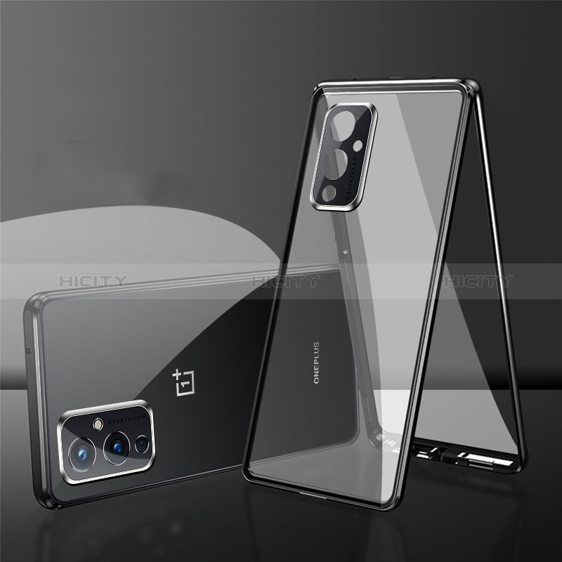 Handyhülle Hülle Luxus Aluminium Metall Rahmen Spiegel 360 Grad Ganzkörper Tasche für OnePlus 9 5G