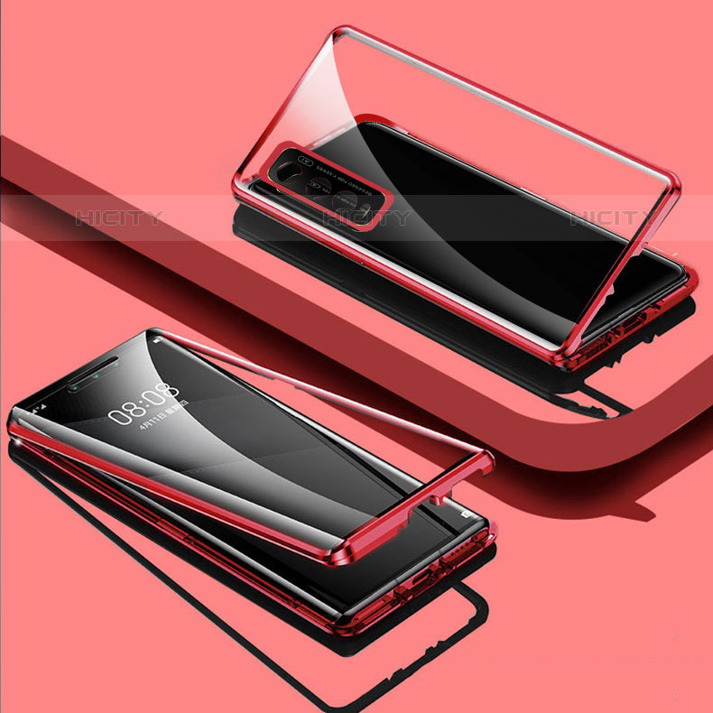 Handyhülle Hülle Luxus Aluminium Metall Rahmen Spiegel 360 Grad Ganzkörper Tasche für Vivo iQOO U1