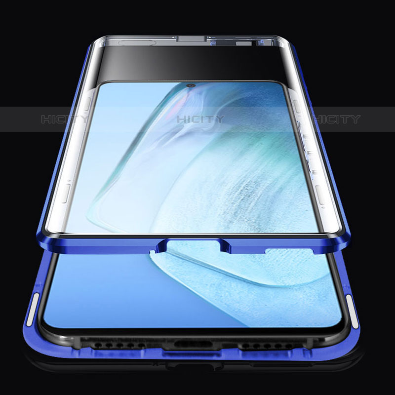 Handyhülle Hülle Luxus Aluminium Metall Rahmen Spiegel 360 Grad Ganzkörper Tasche für Vivo iQOO U1