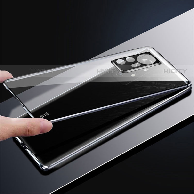 Handyhülle Hülle Luxus Aluminium Metall Rahmen Spiegel 360 Grad Ganzkörper Tasche für Xiaomi Mi 12X 5G groß