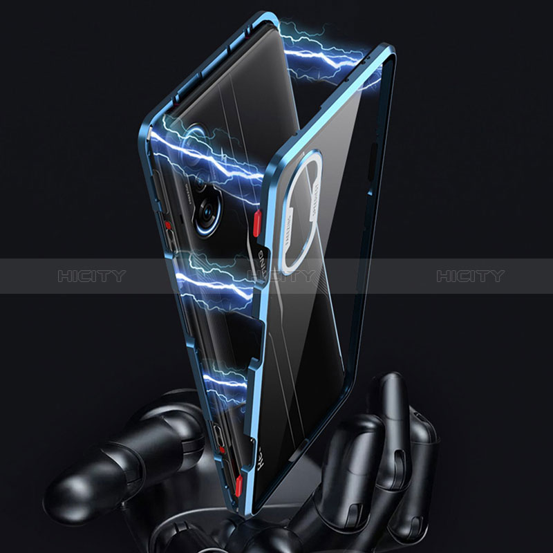Handyhülle Hülle Luxus Aluminium Metall Rahmen Spiegel 360 Grad Ganzkörper Tasche für Xiaomi Poco F3 GT 5G