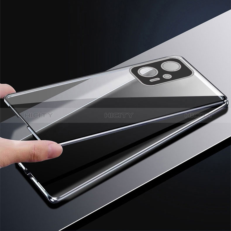 Handyhülle Hülle Luxus Aluminium Metall Rahmen Spiegel 360 Grad Ganzkörper Tasche für Xiaomi Redmi K50i 5G