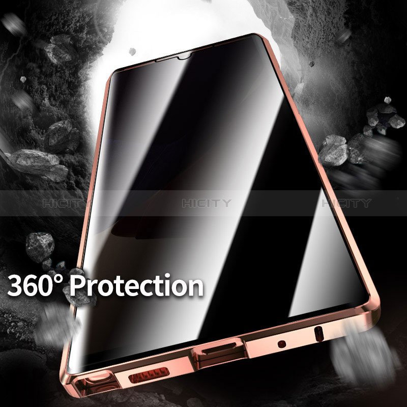 Handyhülle Hülle Luxus Aluminium Metall Rahmen Spiegel 360 Grad Ganzkörper Tasche LK1 für Samsung Galaxy Note 20 Ultra 5G groß