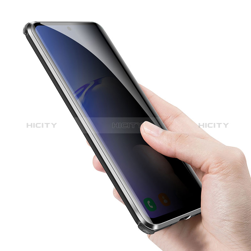 Handyhülle Hülle Luxus Aluminium Metall Rahmen Spiegel 360 Grad Ganzkörper Tasche LK4 für Samsung Galaxy S20 Plus groß