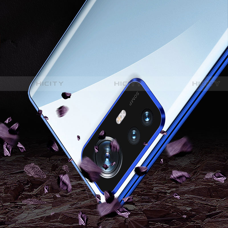 Handyhülle Hülle Luxus Aluminium Metall Rahmen Spiegel 360 Grad Ganzkörper Tasche M01 für Xiaomi Mi 12S Pro 5G