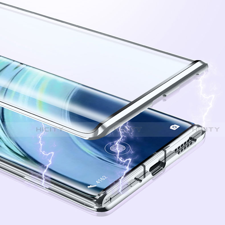 Handyhülle Hülle Luxus Aluminium Metall Rahmen Spiegel 360 Grad Ganzkörper Tasche M02 für Xiaomi Mi 11 Lite 5G groß