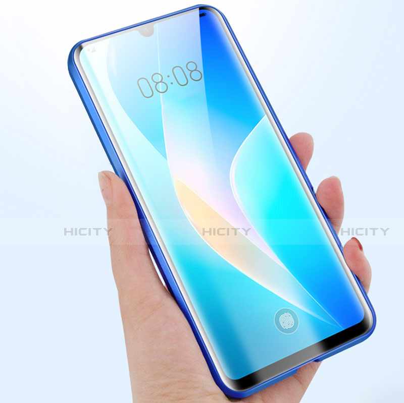 Handyhülle Hülle Luxus Aluminium Metall Rahmen Spiegel 360 Grad Ganzkörper Tasche M03 für Huawei Nova 8 SE 5G