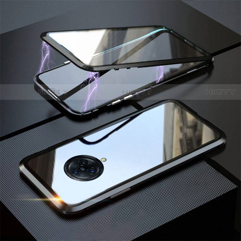 Handyhülle Hülle Luxus Aluminium Metall Rahmen Spiegel 360 Grad Ganzkörper Tasche M03 für Vivo Nex 3S