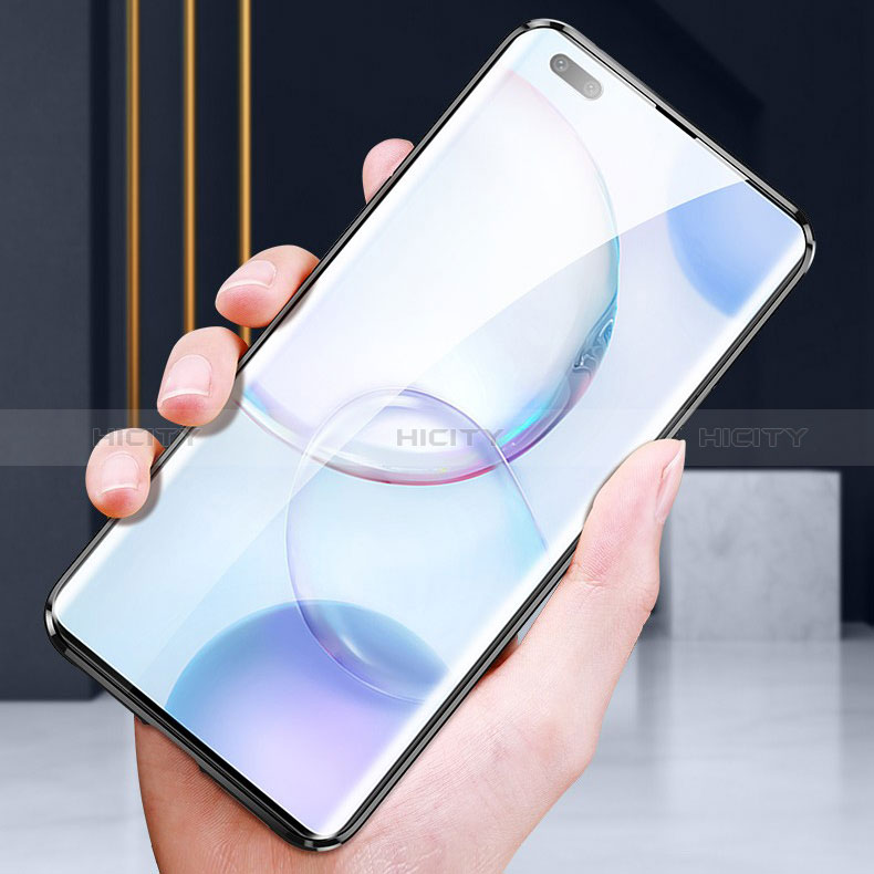 Handyhülle Hülle Luxus Aluminium Metall Rahmen Spiegel 360 Grad Ganzkörper Tasche P01 für Huawei Honor 50 Pro 5G