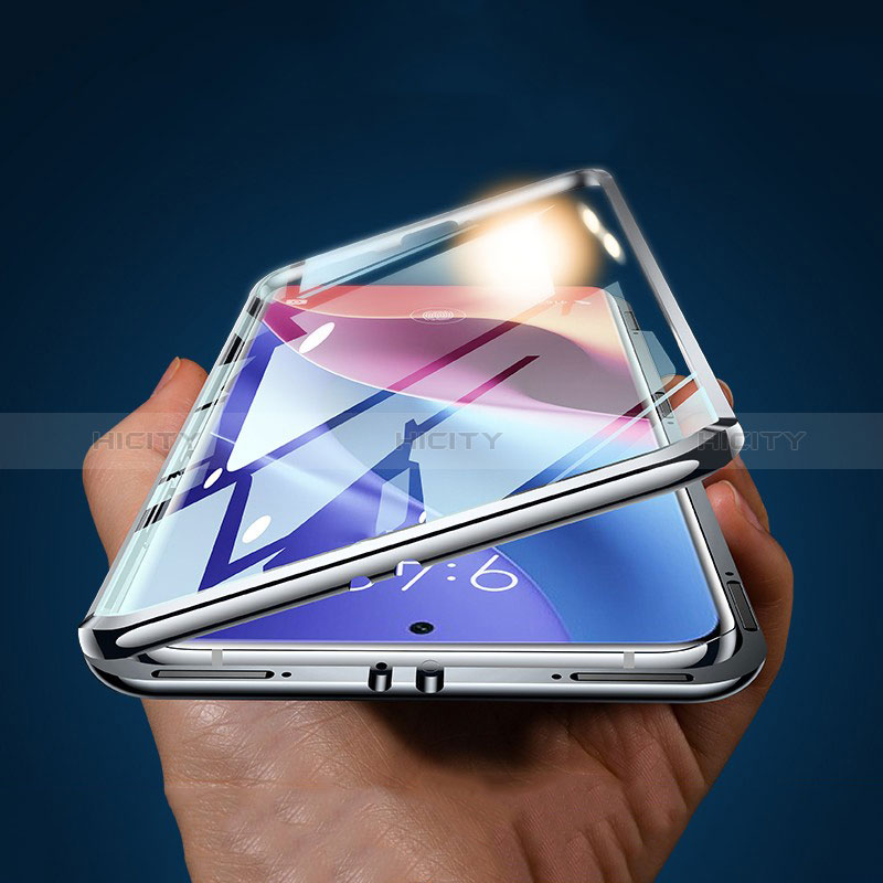 Handyhülle Hülle Luxus Aluminium Metall Rahmen Spiegel 360 Grad Ganzkörper Tasche P01 für Xiaomi Mi 11X Pro 5G groß