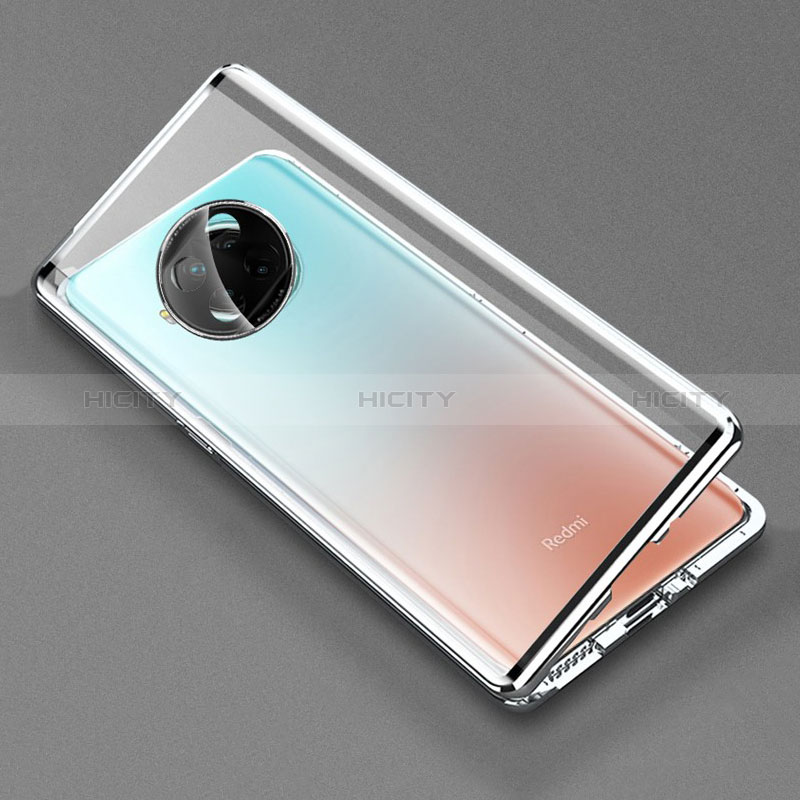 Handyhülle Hülle Luxus Aluminium Metall Rahmen Spiegel 360 Grad Ganzkörper Tasche P02 für Xiaomi Mi 10i 5G