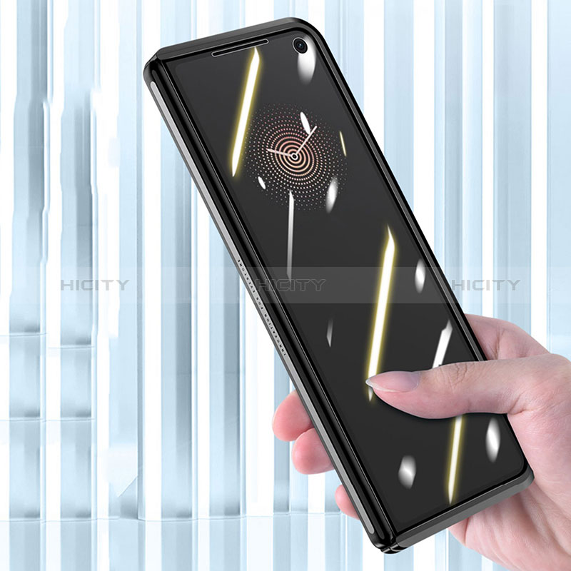 Handyhülle Hülle Luxus Aluminium Metall Rahmen Spiegel 360 Grad Ganzkörper Tasche P02 für Xiaomi Mix Fold 5G groß