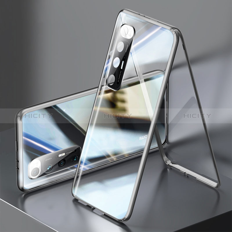 Handyhülle Hülle Luxus Aluminium Metall Rahmen Spiegel 360 Grad Ganzkörper Tasche P03 für Xiaomi Mi 10S 5G