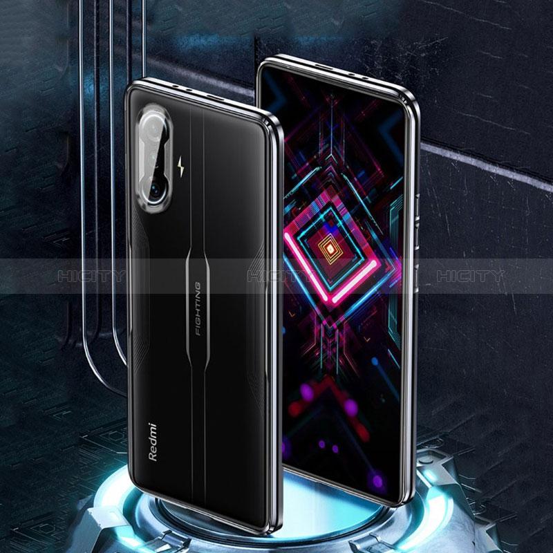 Handyhülle Hülle Luxus Aluminium Metall Rahmen Spiegel 360 Grad Ganzkörper Tasche P03 für Xiaomi Poco F3 GT 5G groß