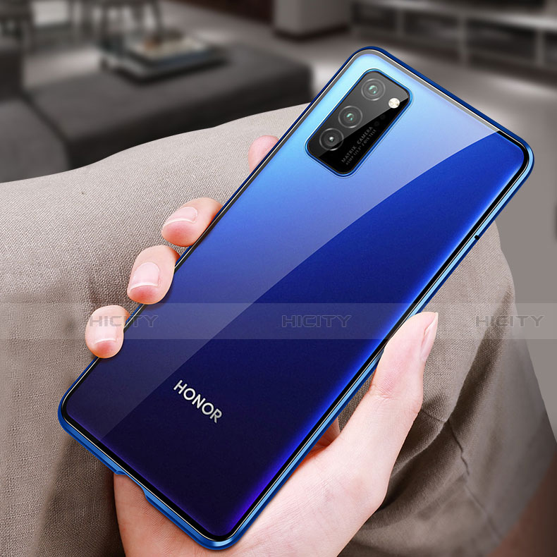 Handyhülle Hülle Luxus Aluminium Metall Rahmen Spiegel 360 Grad Ganzkörper Tasche T02 für Huawei Honor V30 5G groß