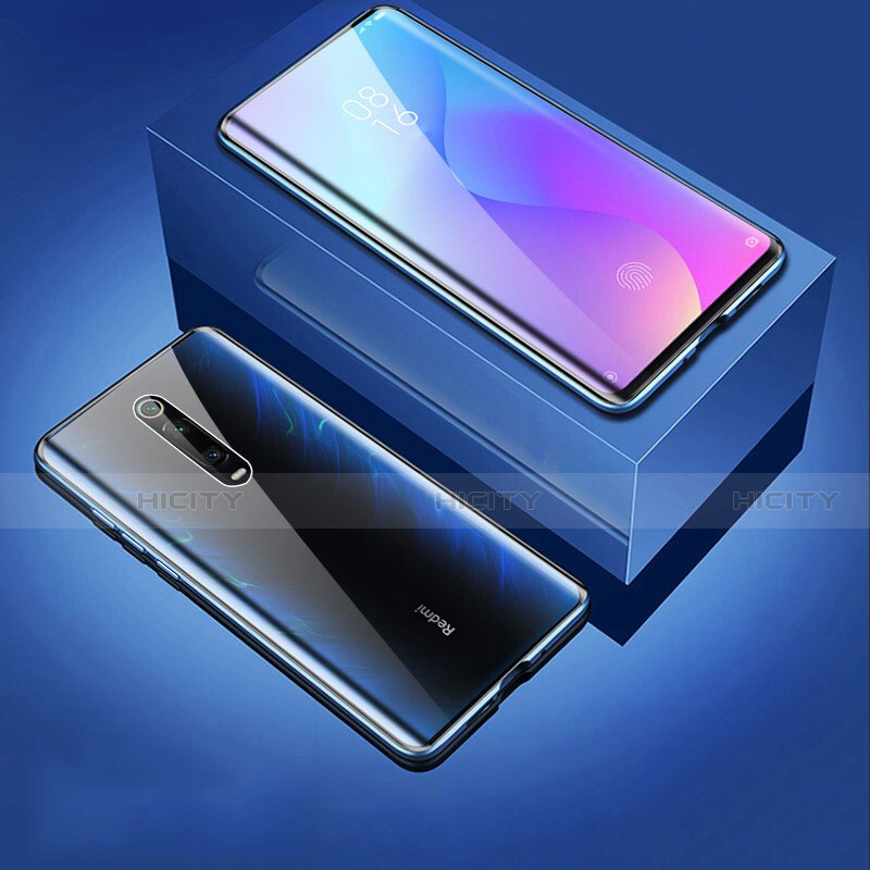 Handyhülle Hülle Luxus Aluminium Metall Rahmen Spiegel 360 Grad Ganzkörper Tasche T06 für Xiaomi Mi 9T