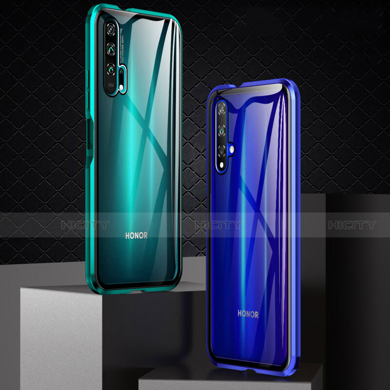 Handyhülle Hülle Luxus Aluminium Metall Rahmen Spiegel 360 Grad Tasche für Huawei Honor 20 Pro