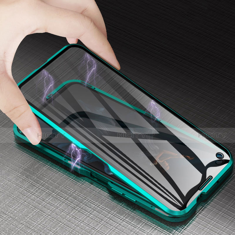 Handyhülle Hülle Luxus Aluminium Metall Rahmen Spiegel 360 Grad Tasche für Huawei Honor 20S