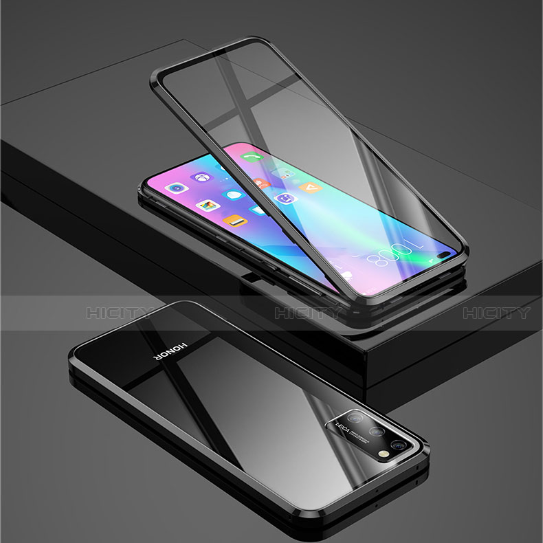 Handyhülle Hülle Luxus Aluminium Metall Rahmen Spiegel 360 Grad Tasche für Huawei Honor View 30 Pro 5G