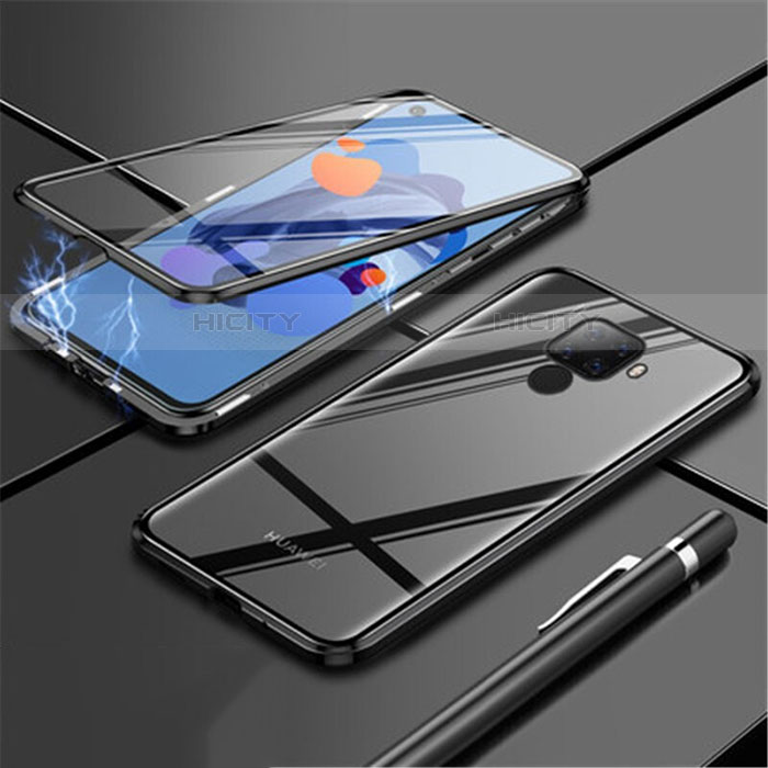 Handyhülle Hülle Luxus Aluminium Metall Rahmen Spiegel 360 Grad Tasche für Huawei Nova 5i Pro