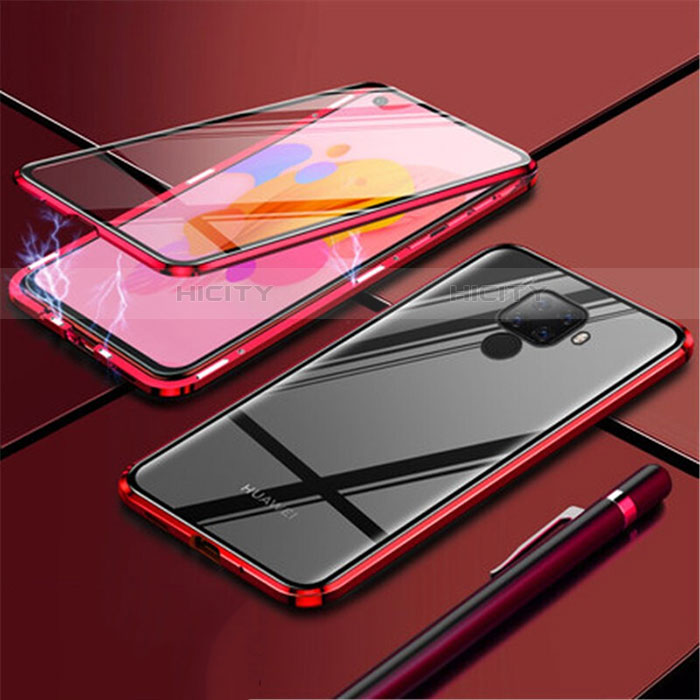 Handyhülle Hülle Luxus Aluminium Metall Rahmen Spiegel 360 Grad Tasche für Huawei Nova 5i Pro