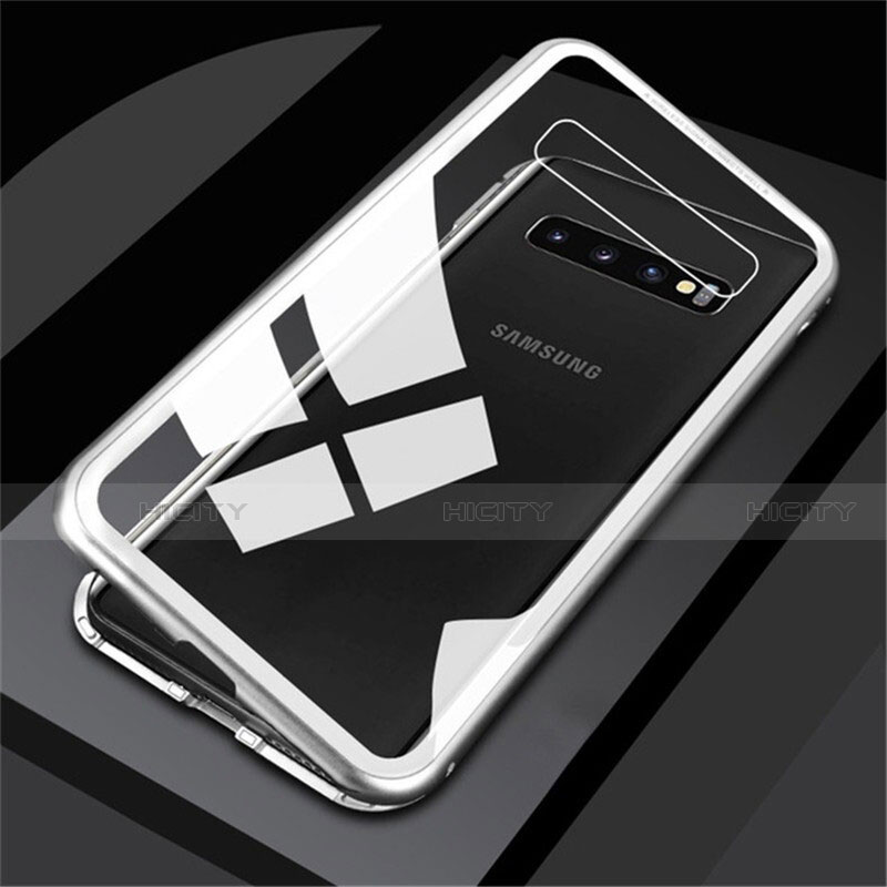 Handyhülle Hülle Luxus Aluminium Metall Rahmen Spiegel 360 Grad Tasche für Samsung Galaxy S10 Plus