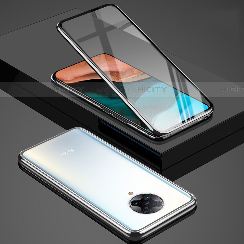 Handyhülle Hülle Luxus Aluminium Metall Rahmen Spiegel 360 Grad Tasche für Xiaomi Poco F2 Pro