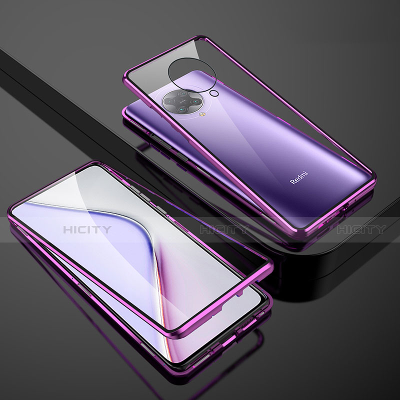 Handyhülle Hülle Luxus Aluminium Metall Rahmen Spiegel 360 Grad Tasche M01 für Xiaomi Redmi K30 Pro Zoom groß