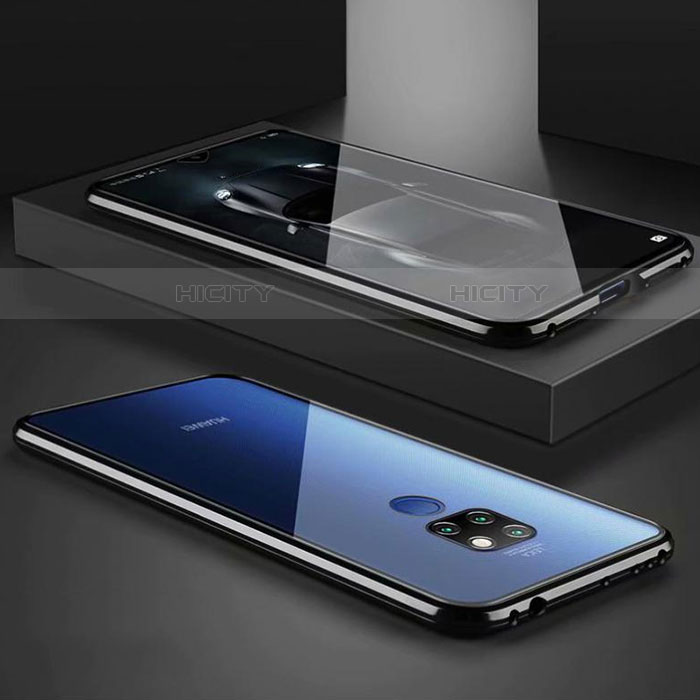Handyhülle Hülle Luxus Aluminium Metall Rahmen Spiegel 360 Grad Tasche M02 für Huawei Nova 5i Pro