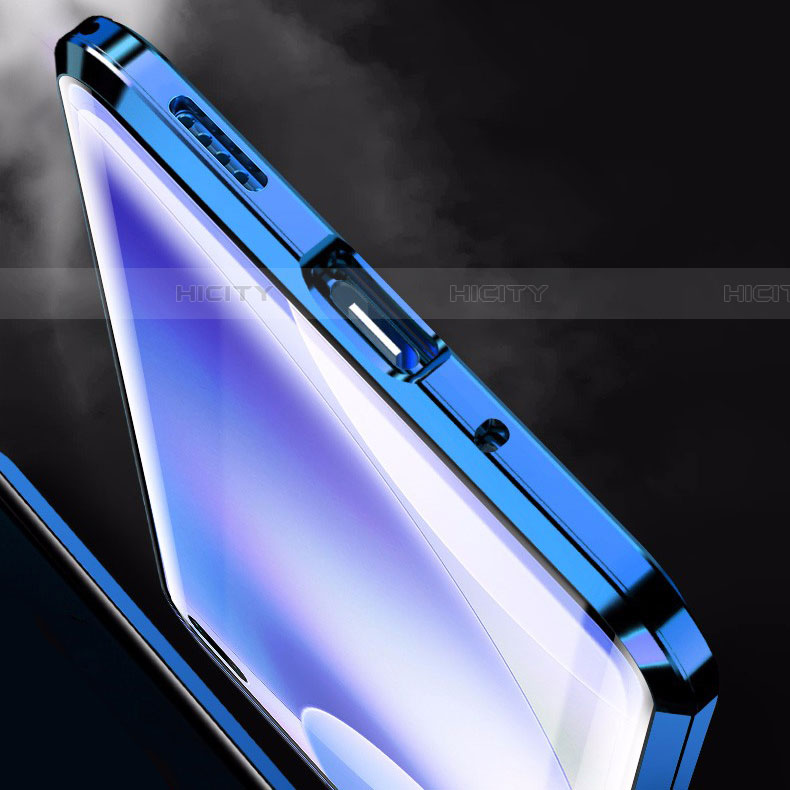 Handyhülle Hülle Luxus Aluminium Metall Rahmen Spiegel 360 Grad Tasche M04 für Xiaomi Redmi K30 4G