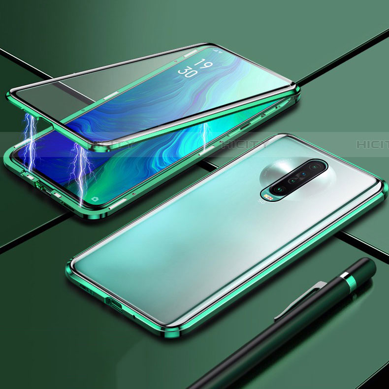 Handyhülle Hülle Luxus Aluminium Metall Rahmen Spiegel 360 Grad Tasche M04 für Xiaomi Redmi K30 4G groß