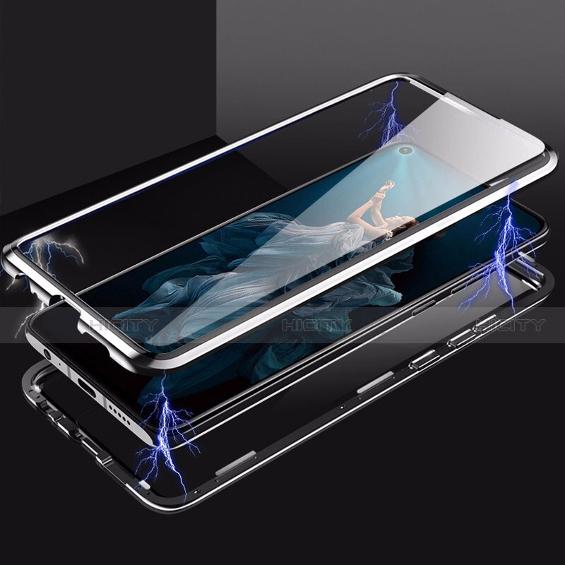 Handyhülle Hülle Luxus Aluminium Metall Rahmen Spiegel 360 Grad Tasche T02 für Huawei Honor 20S