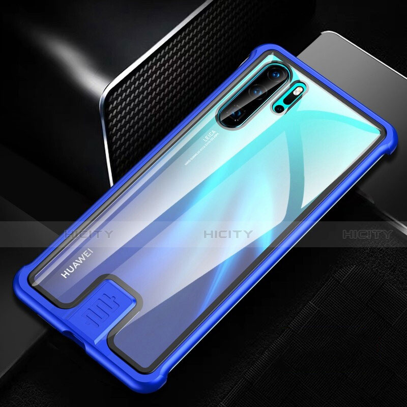 Handyhülle Hülle Luxus Aluminium Metall Rahmen Spiegel 360 Grad Tasche T04 für Huawei P30 Pro