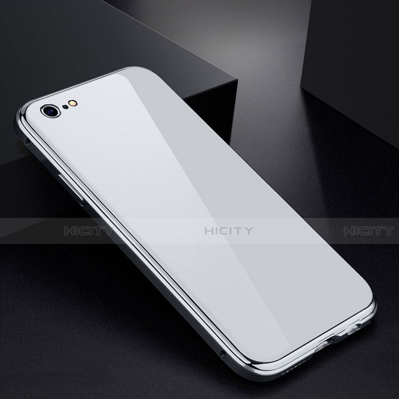 Handyhülle Hülle Luxus Aluminium Metall Rahmen Spiegel Tasche für Apple iPhone 6 groß