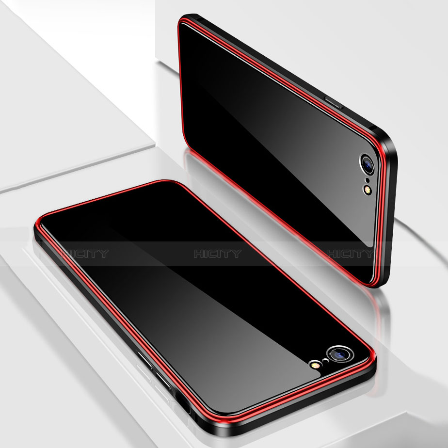 Handyhülle Hülle Luxus Aluminium Metall Rahmen Spiegel Tasche für Apple iPhone 6S Plus