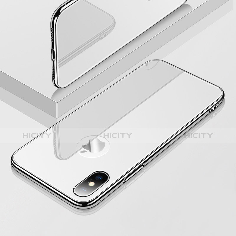 Handyhülle Hülle Luxus Aluminium Metall Rahmen Spiegel Tasche für Apple iPhone Xs