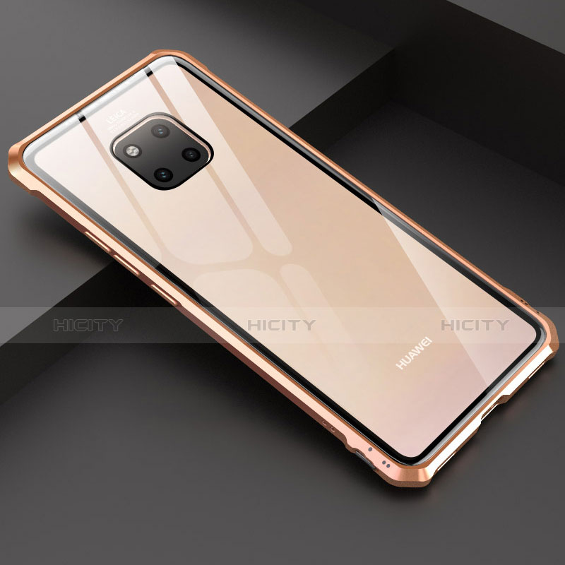 Handyhülle Hülle Luxus Aluminium Metall Rahmen Spiegel Tasche für Huawei Mate 20 Pro