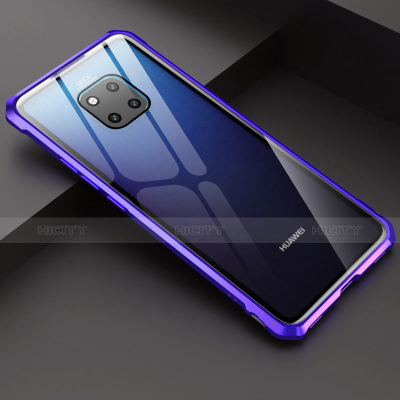 Handyhülle Hülle Luxus Aluminium Metall Rahmen Spiegel Tasche für Huawei Mate 20 Pro