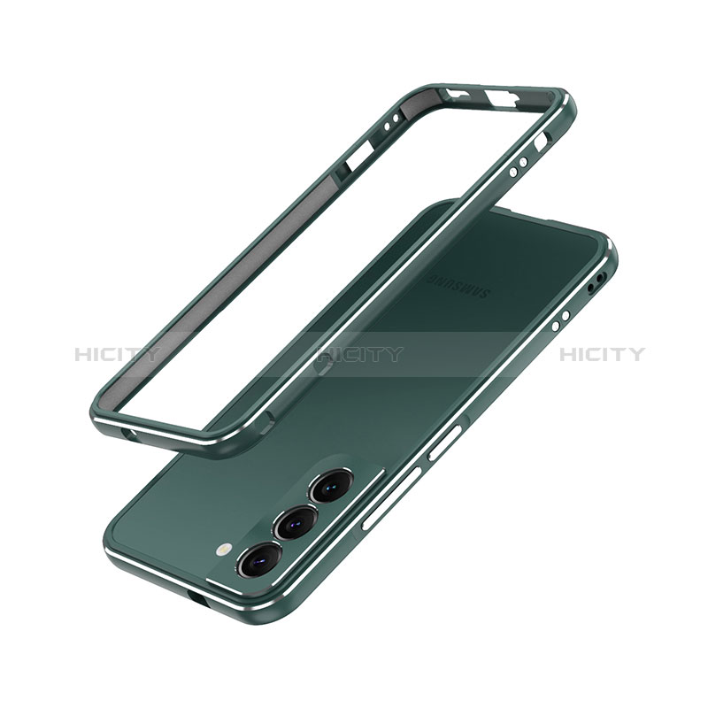 Handyhülle Hülle Luxus Aluminium Metall Rahmen Tasche A01 für Samsung Galaxy S24 5G