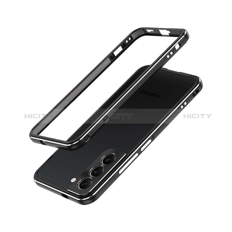 Handyhülle Hülle Luxus Aluminium Metall Rahmen Tasche A01 für Samsung Galaxy S24 5G