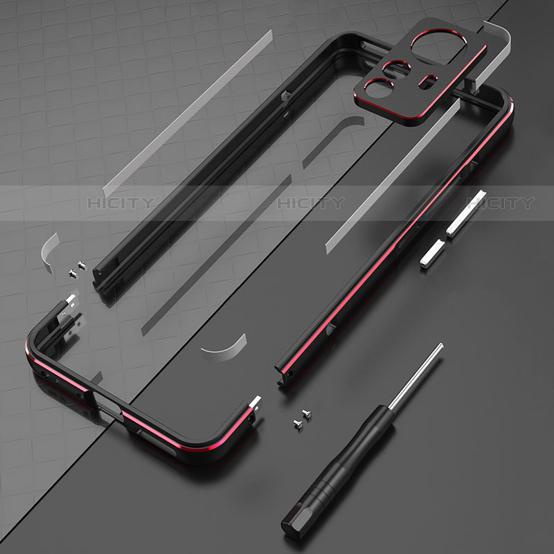 Handyhülle Hülle Luxus Aluminium Metall Rahmen Tasche A01 für Xiaomi Mi 12S Pro 5G