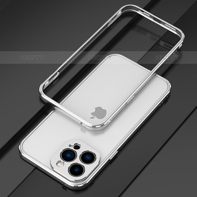 Handyhülle Hülle Luxus Aluminium Metall Rahmen Tasche für Apple iPhone 15 Pro