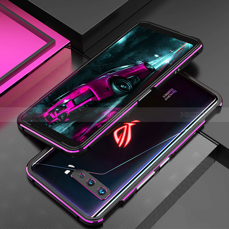 Handyhülle Hülle Luxus Aluminium Metall Rahmen Tasche für Asus ROG Phone 3