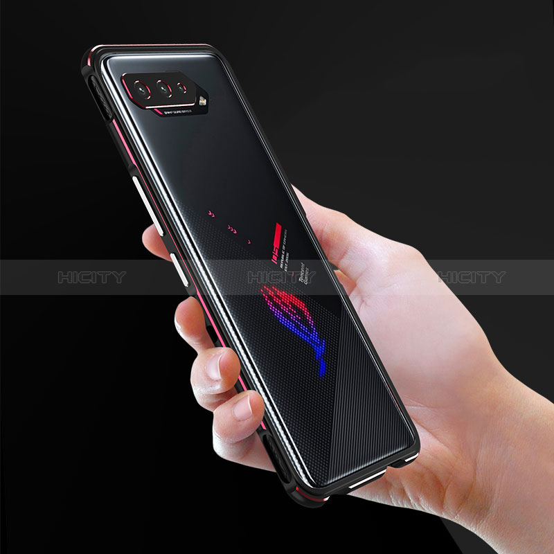 Handyhülle Hülle Luxus Aluminium Metall Rahmen Tasche für Asus ROG Phone 5 Pro groß