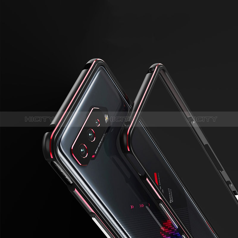Handyhülle Hülle Luxus Aluminium Metall Rahmen Tasche für Asus ROG Phone 5s groß