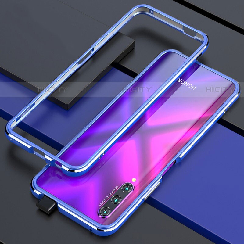 Handyhülle Hülle Luxus Aluminium Metall Rahmen Tasche für Huawei P Smart Pro (2019)