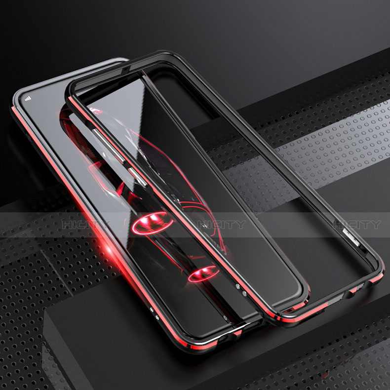 Handyhülle Hülle Luxus Aluminium Metall Rahmen Tasche für Huawei P30 Lite XL