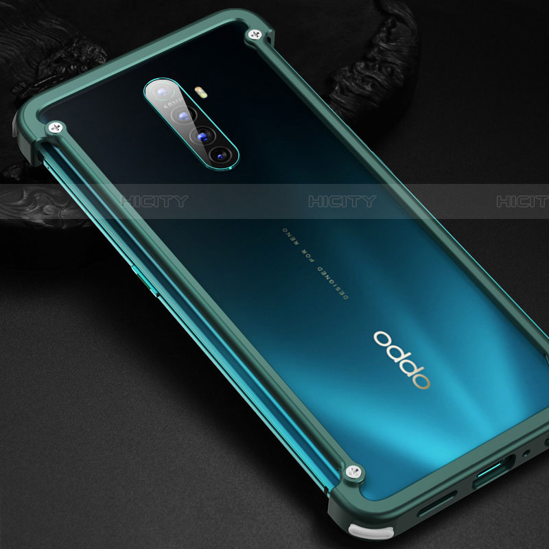 Handyhülle Hülle Luxus Aluminium Metall Rahmen Tasche für Oppo Reno Ace groß