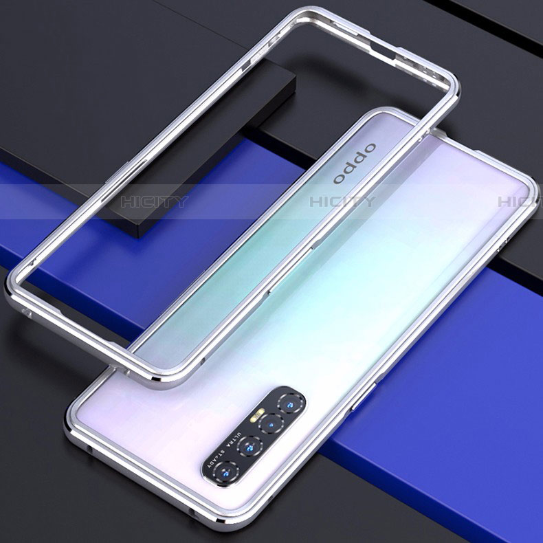 Handyhülle Hülle Luxus Aluminium Metall Rahmen Tasche für Oppo Reno3 Pro