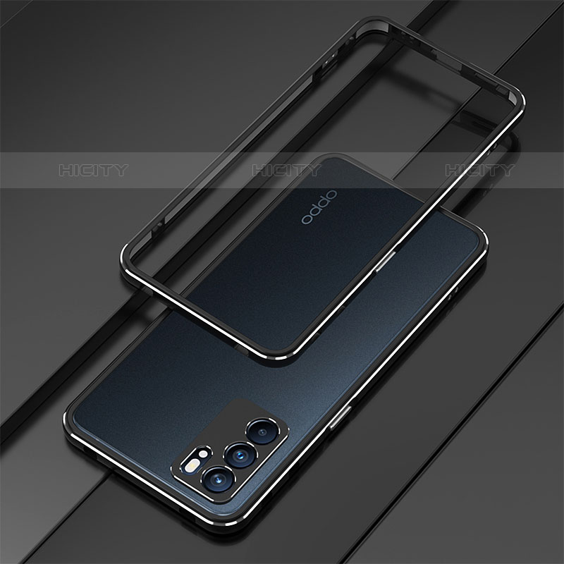 Handyhülle Hülle Luxus Aluminium Metall Rahmen Tasche für Oppo Reno6 Pro 5G India